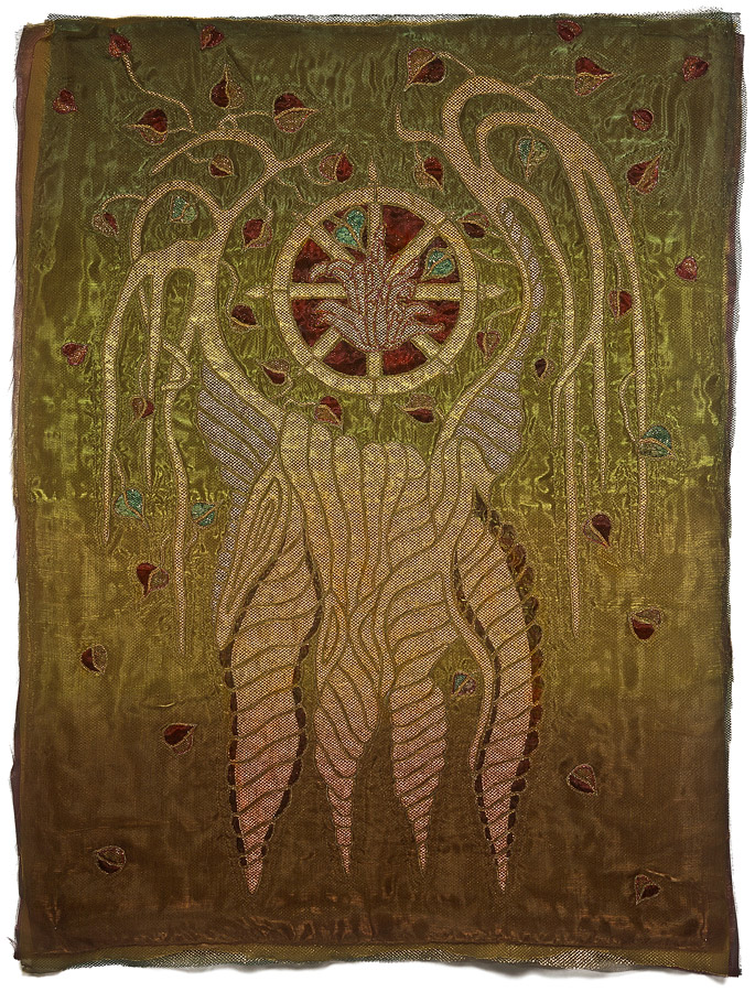 Image of the quilt Buddha's Hand by Gay E. Lasher