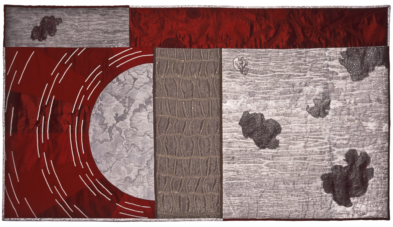 Image of the quilt Reading the Stars at the Jantar Mantar by Gay E. Lasher