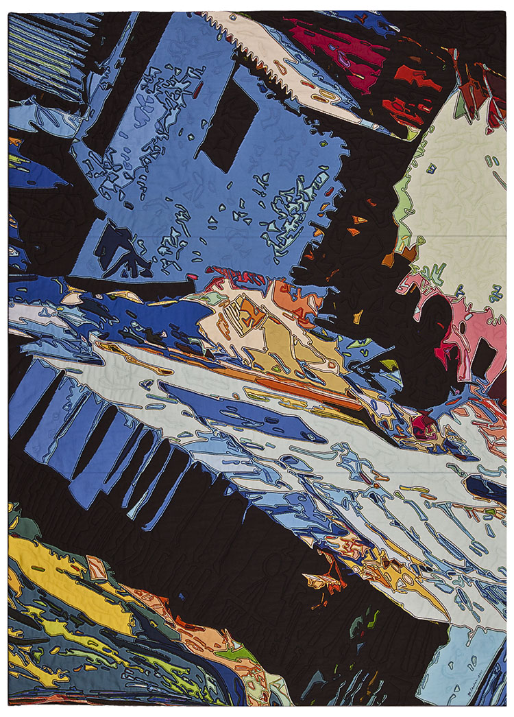 Image of the quilt Abstraction 4 by Gay E. Lasher
