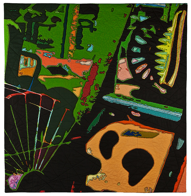 Image of the quilt Midnight at the Carnival by Gay E. Lasher