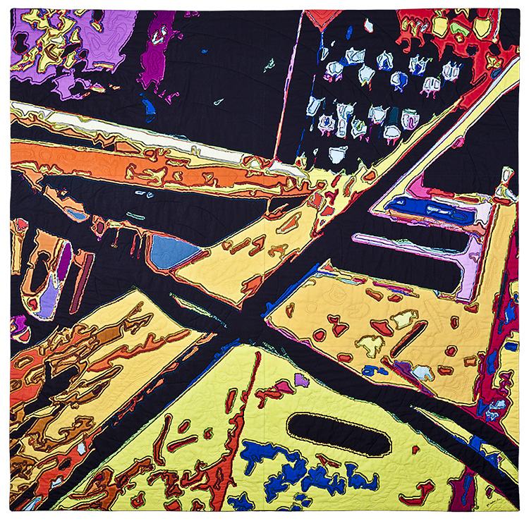Image of the quilt The Crossing by Gay E. Lasher