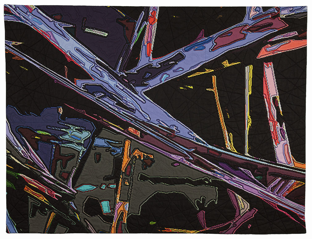 Image of the quilt Abstraction 1 by Gay E. Lasher